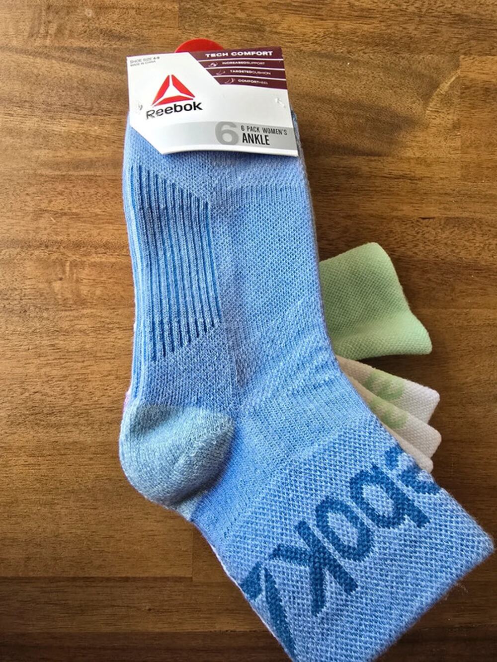 Reebok Women's Target Cushion Ankle Socks, 6-Pack Shoe Size 4-9